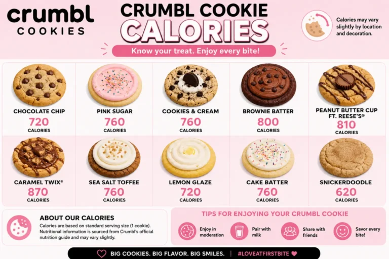 Crumbl Cookie Calories